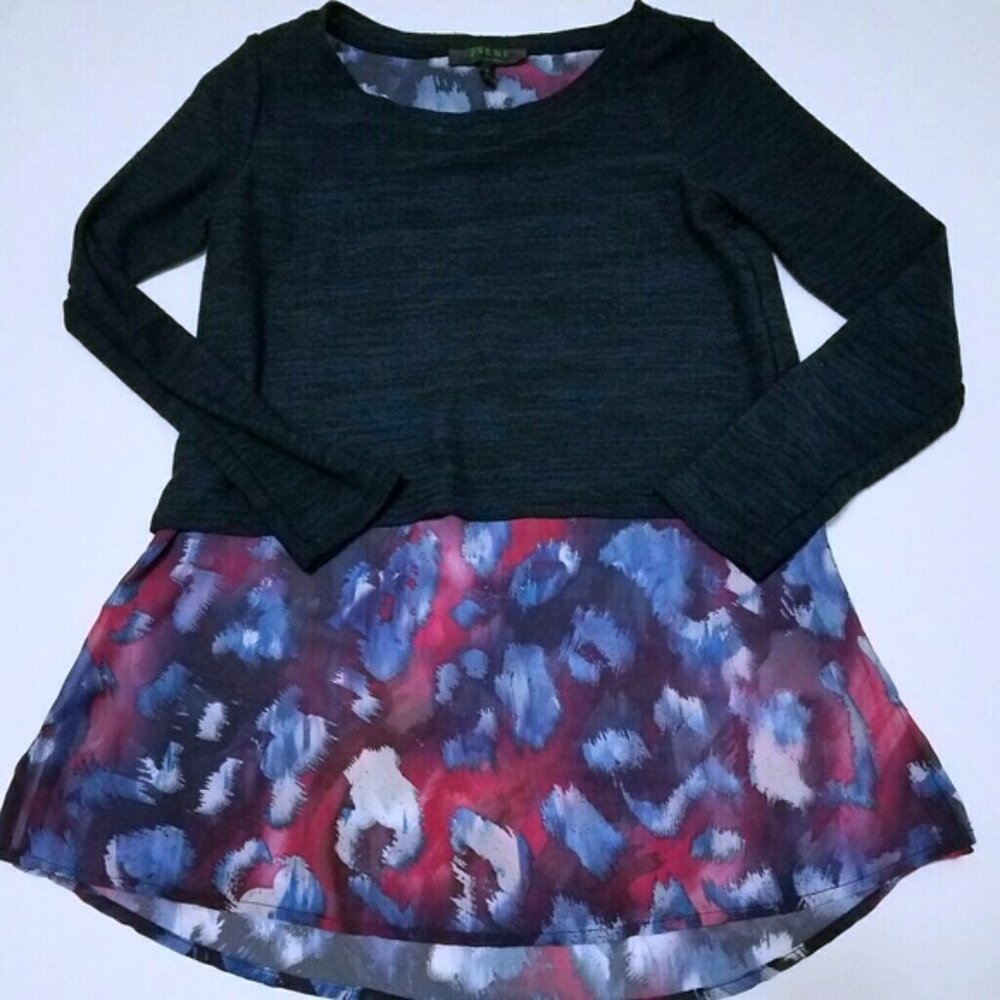 Oh-So-Cool Citron Poem Long Sleeve Top